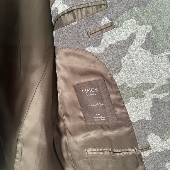 LINCS DC & Co New York Men’s Camo Sport Coat Medium - Picture 4 of 4